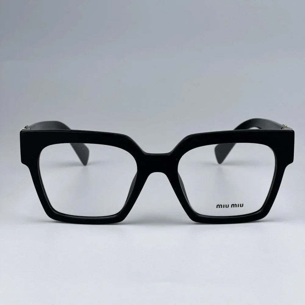 NEW Miu Miu MU04UV 1AB1O1 Black Women Eyeglasses Cat Eye MU 04UV
